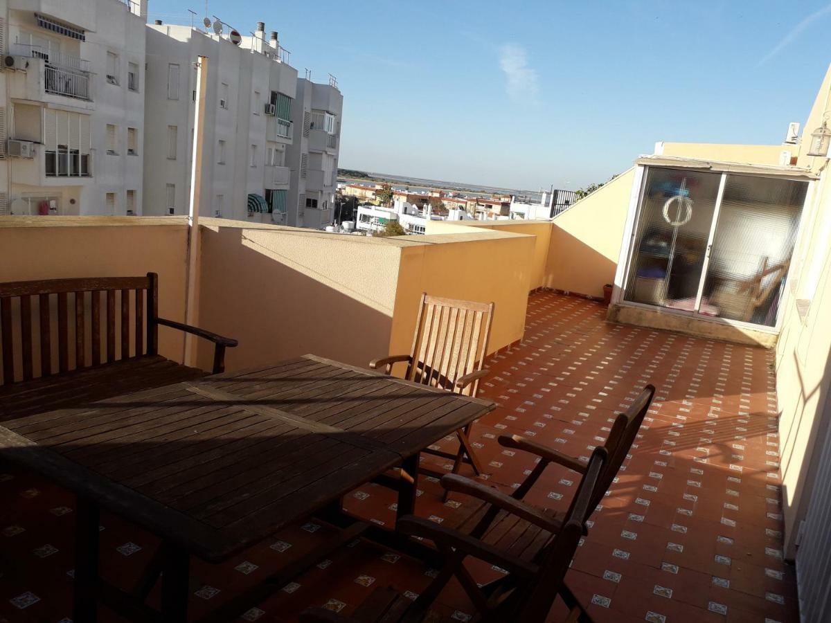 Atico Con Espectacular Terraza Con Vistas Magnificas A La Desembocadura Del Guadalquivir Daire Sanlúcar de Barrameda Dış mekan fotoğraf